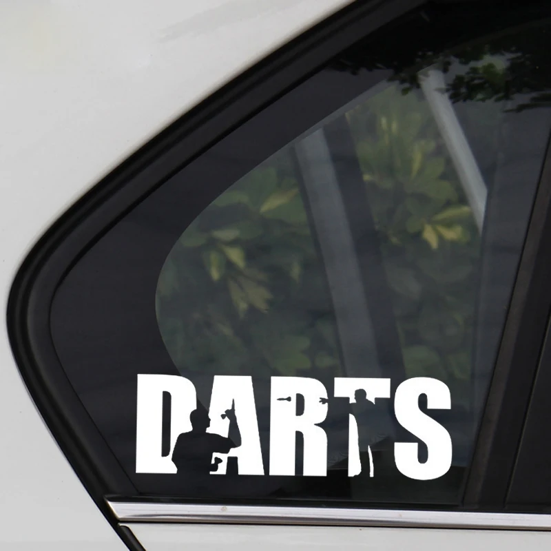 Artworks Darts silhouette in letter Vinyl Decal Sticker Art Painting Car Stickers Decor Decals | Автомобили и мотоциклы