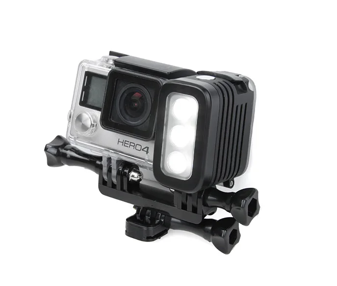Водонепроницаемый Светодиодный прожектор для камеры Gopro Hero 8 7 6 5 4 3 Session SJCAM Xiaomi Yi