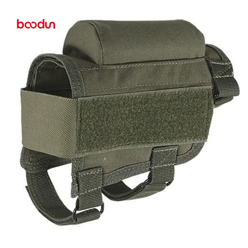 Boodun Outdoor Hunting Multi-purpose Adjustable Tactical bullet bag Advanced Gun Bag Butt Stock Rifle Cheek Rest Padded Packages | Спорт и