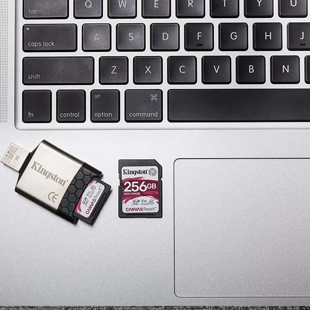 Kingston холст реагируют 32 Гб 64 Гб 128 ГБ 256 ГБ SDHC/SDXC класса 10 SD слот для карт памяти UHS-I 100 МБ/с. флэш-память высокой Скорость V30 SD карты