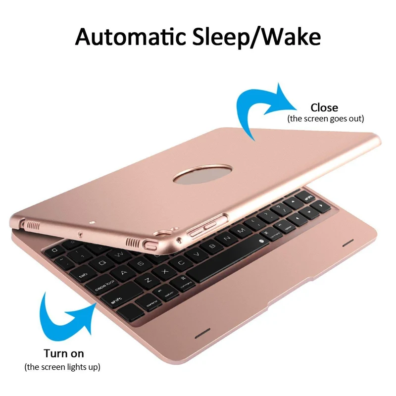 Чехол книжка для Apple iPad 9 7 тонкий чехол с Bluetooth клавиатурой нового IPad 2017/2018 7/IPad Air/iPad
