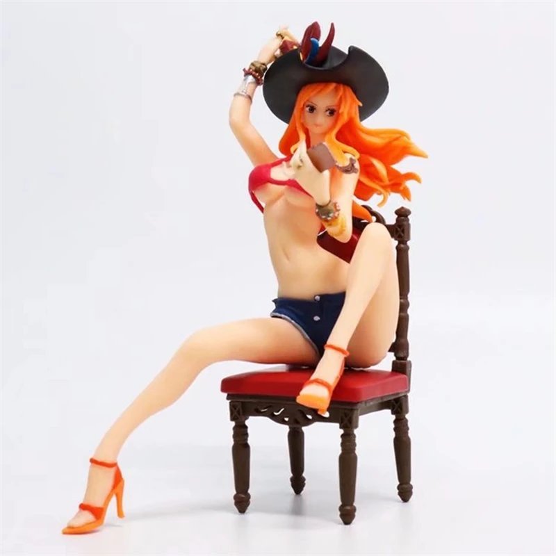 Аниме One Piece флаг алмазный корабль Nami сексуальные ПВХ Фигурки Коллекционная