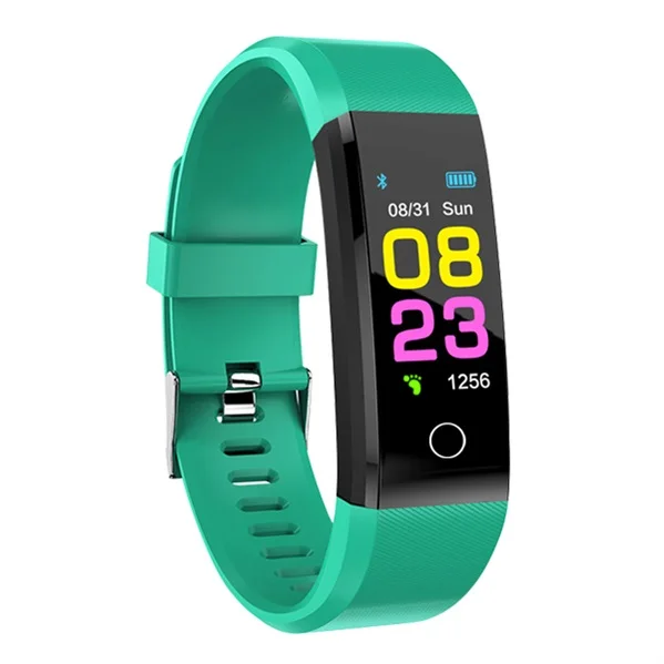 115Plus-GN 115 плюс умный Браслет для здоровья, спортивный Bluetooth браслет, пульсометр, часы, фитнес-трекер, умный Браслет - Цвет: 115Plus-GN