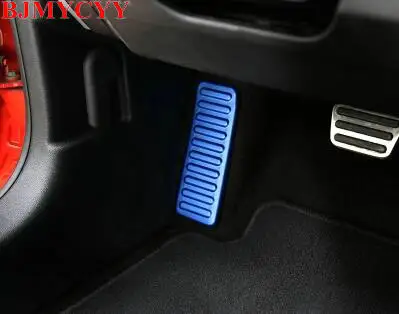 BJMYCYY для Ford Mustang 2015 2016 2017 металлическая левая ножная педаль панель Крышка ободок