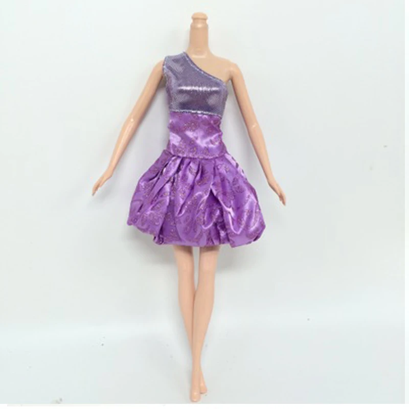Аксессуары для кукол Модная Одежда куклы Барби короткие платья 1/6 BJD кукольный