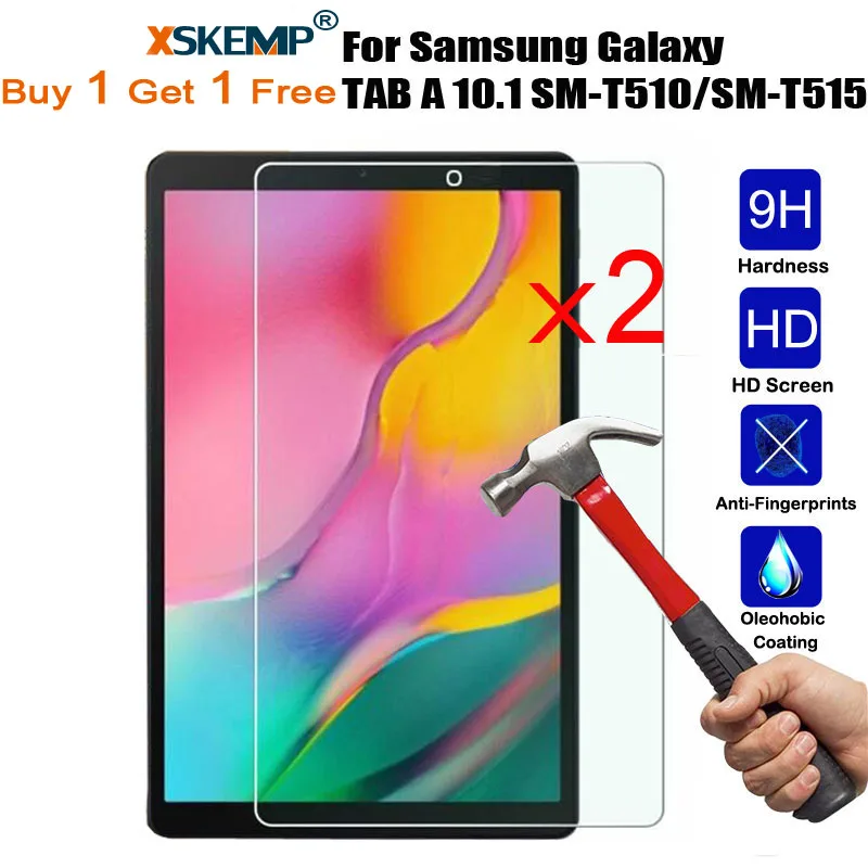 XSKEMP 2 шт./лот 9H закаленное стекло для Samsung Galaxy TAB A 10 1 SM-T510/SM-T515 2019 Защитная пленка