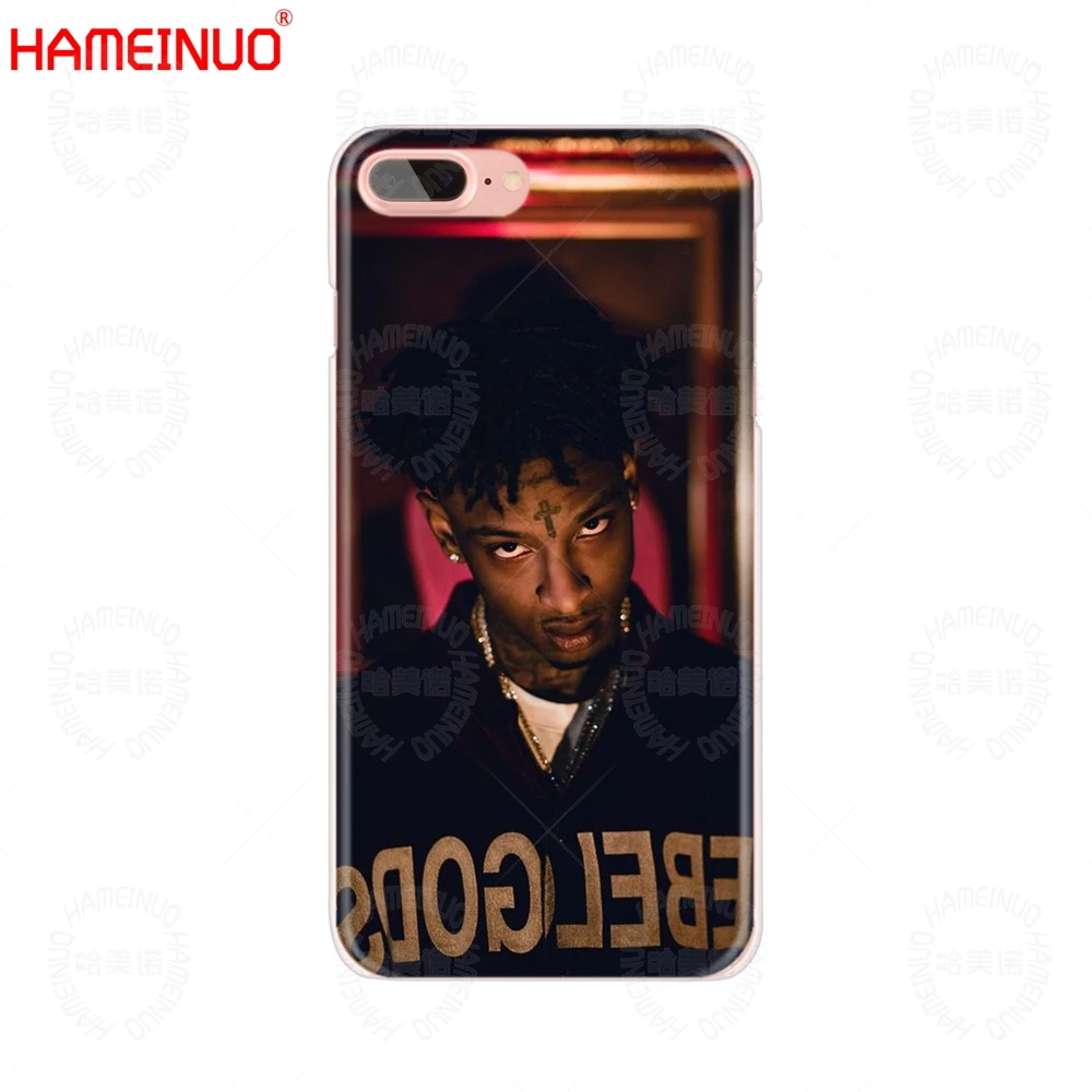 HAMEINUO lil yachty 21 savage чехол для сотового телефона iphone X 8 7 6 4 4s 5 5s SE 5c 6s plus | Мобильные