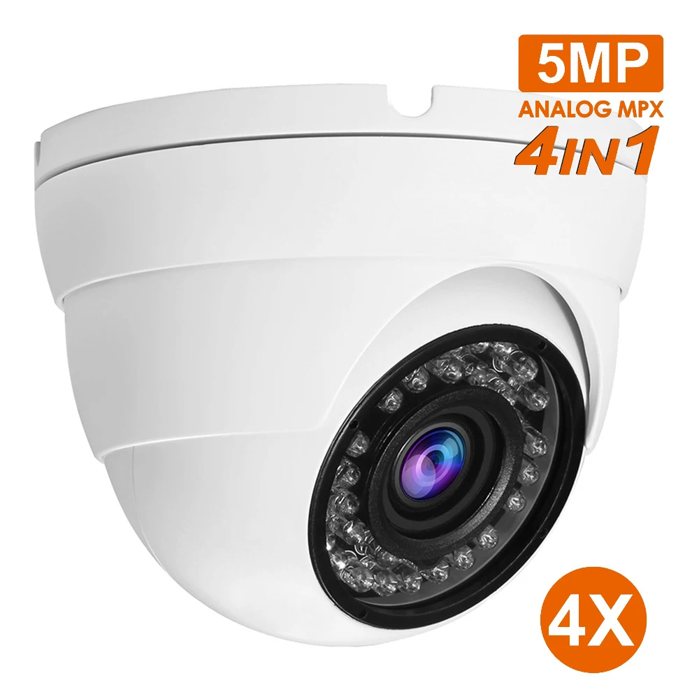 4 в 1 5MP AHD/TVI/CVI/CVBS 4X зум объектив 2 8 12 мм CCTV камера мини аналоговые камеры