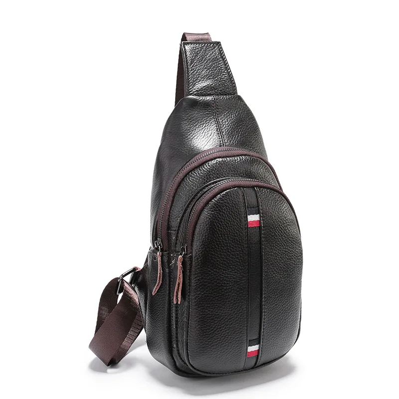 Мужские сумки из натуральной кожи высокое качество коровья кожа нагрудная сумка