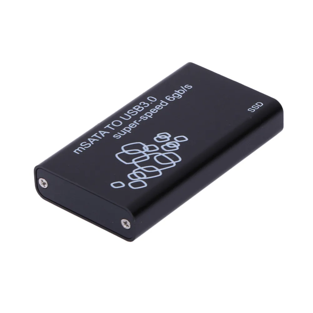 Корпус для жесткого диска Mini mSATA для USB 3,0 SSD коробка для жесткого диска внешний корпус чехол с кабелем для передачи данных