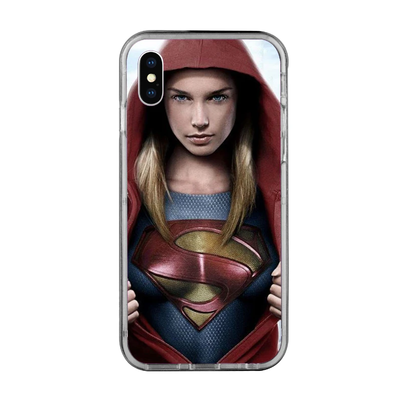 Чехол для телефона Superwoman чехол Apple iPhone 8 8Plus 7 7Plus 6 6S Plus X 5 5S SE 5C 4S Женский с