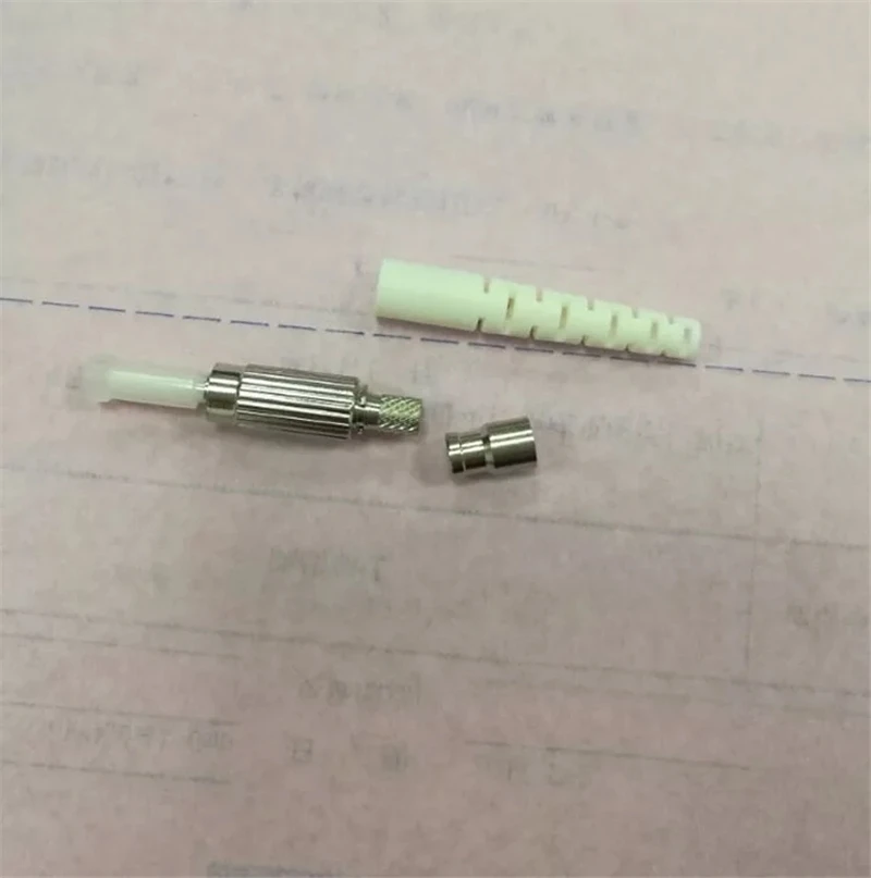 50pcs 100pcs DIN fiber optic connnector kits 2.0mm 3.0mm 0.9mm SM MM UPC APC optical fibre accessories din Free Shipping ELINK