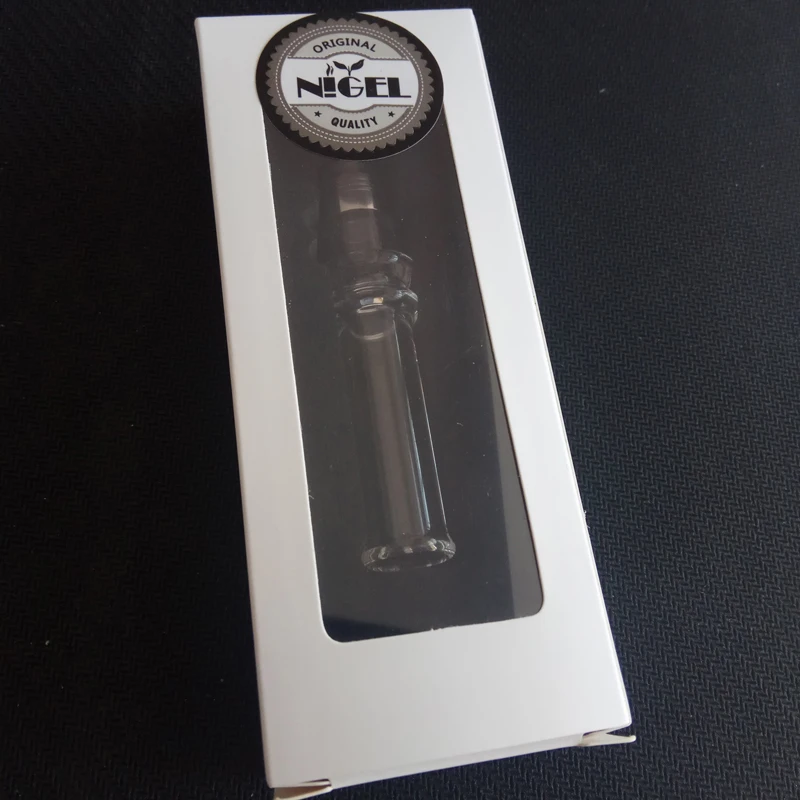 

Nigel 1 PCS Long 510 Drip tips Pyrex Glass Stainless Steel Drip tip Mouthpiece e cigarette tank drip tips