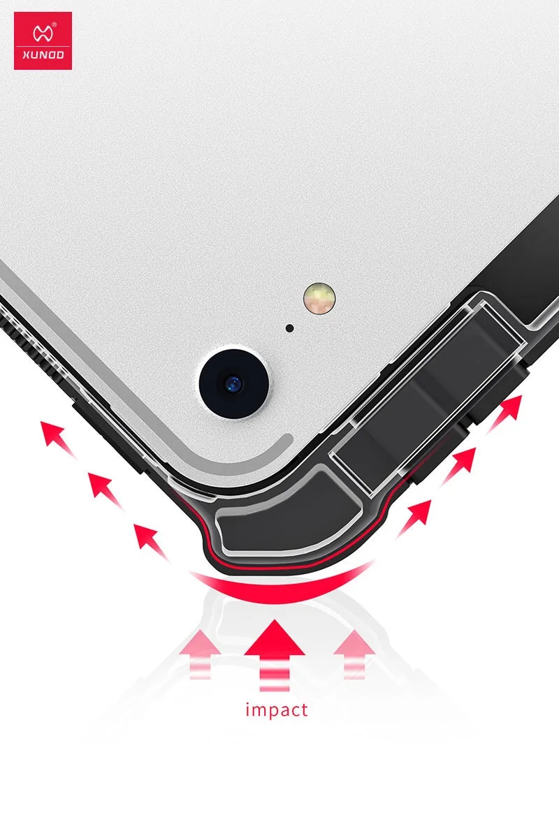 Xundd защитный чехол для iPad Pro 12,9 анти-падение Смарт Магнитный карандаш с держателем ручки ТПУ силиконовый чехол для продажи