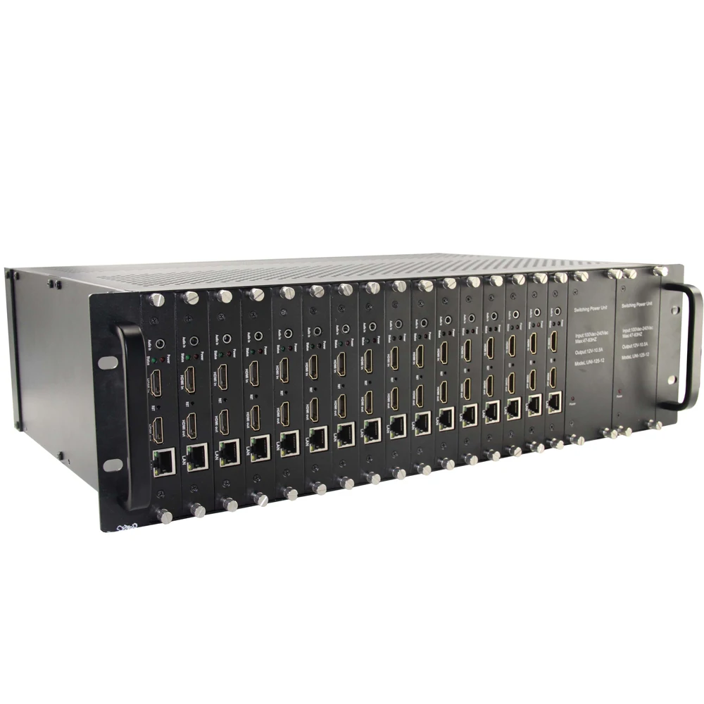 MPEG4 3U 16 каналов HDMI + MIC к IP датчику потока в реальном времени H.264 1 RTMP видео