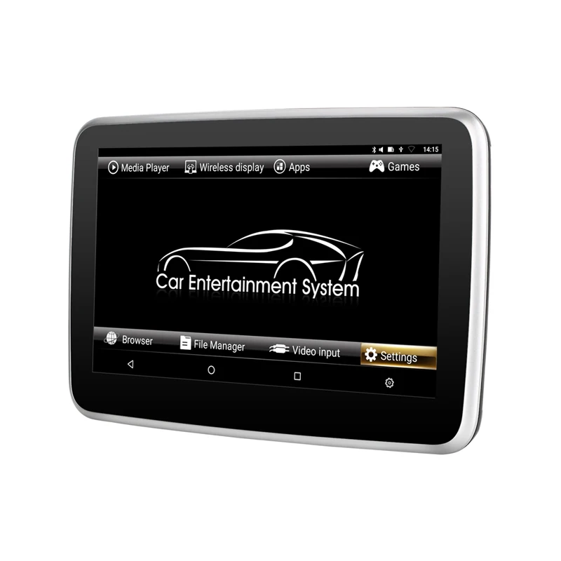 Caroad 10 1 дюймовый Android 6 0 Автомобильный подголовник Mp5 Монитор сенсорный экран HD 1080P