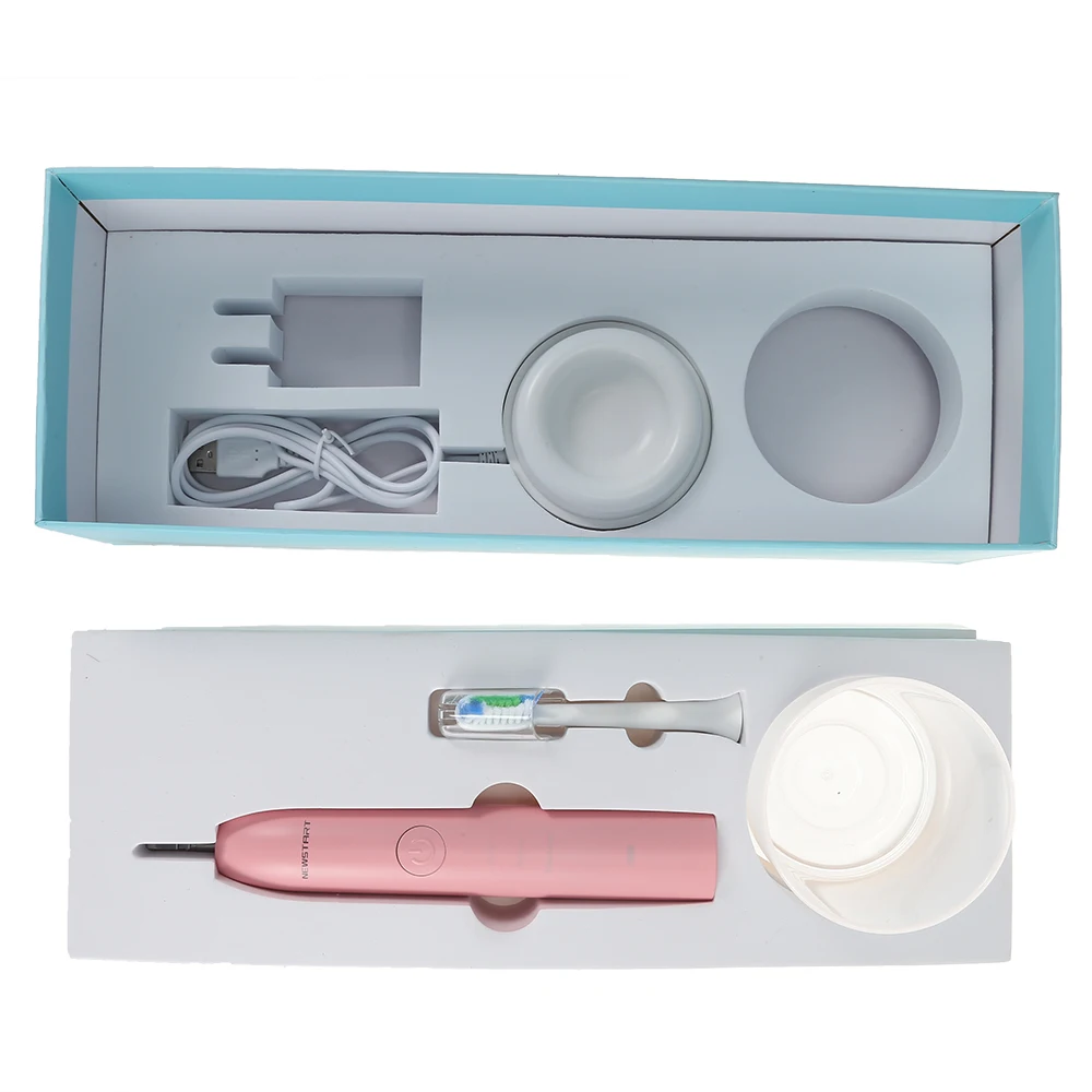 

NST001 Rechargeable Sonic Electric Toothbrush with Adjustable Modes for Adults Ultrasonic Waterproof Toothbrush Smart Clean Z30
