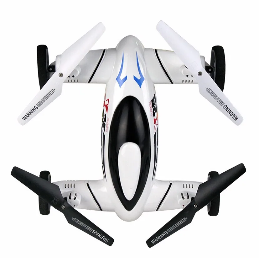 Популярный Радиоуправляемый Дрон с дистанционным управлением 2,4 Ghz 4ch 6 Axis airphibious rc UAV летный вертолет Квадрокоптер и автомобиль в 1