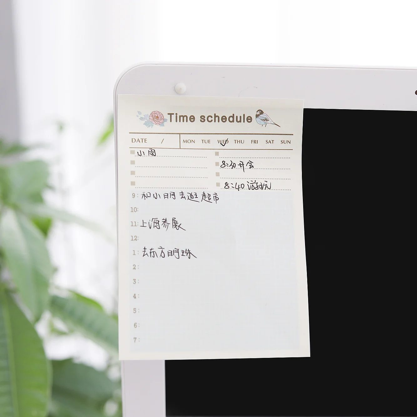 60 листов/блокнот необычный дневник Еженедельный план блокнот для записей список