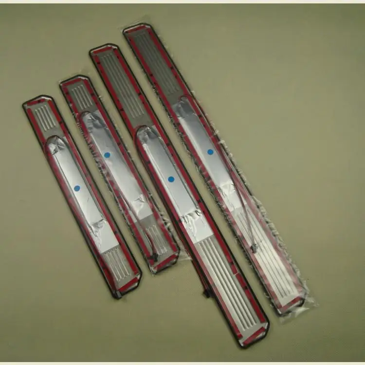 

STAINLESS STEEL LED Blue Illuminated DOOR SILL Scuff step PLATE Benz W211 W212 W219 X204 C-class and E-class