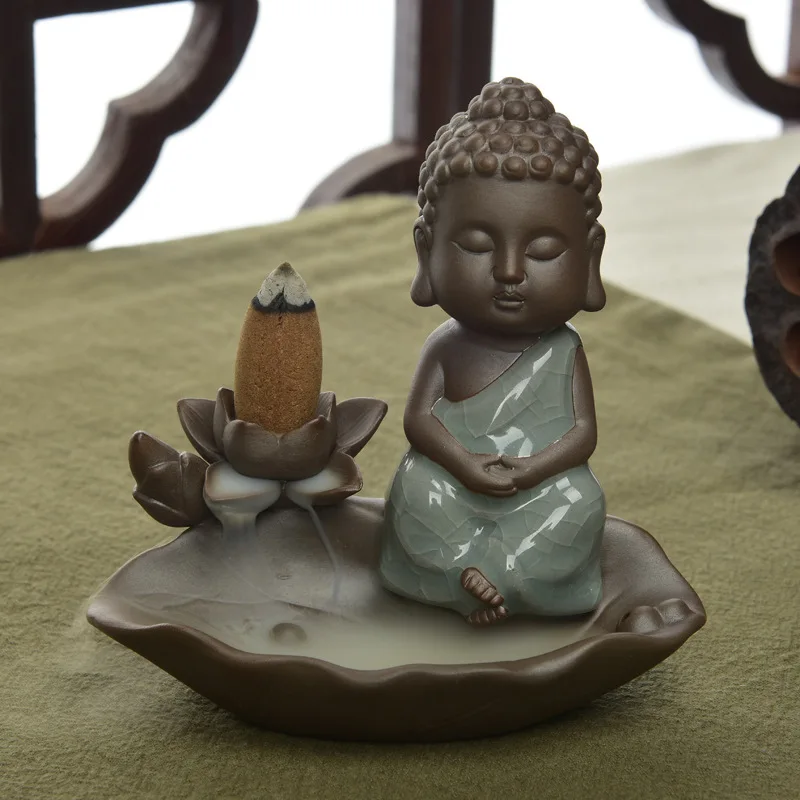 Домашний декор буддизм Маленький Будда монашеские благовония палка горелка пуля