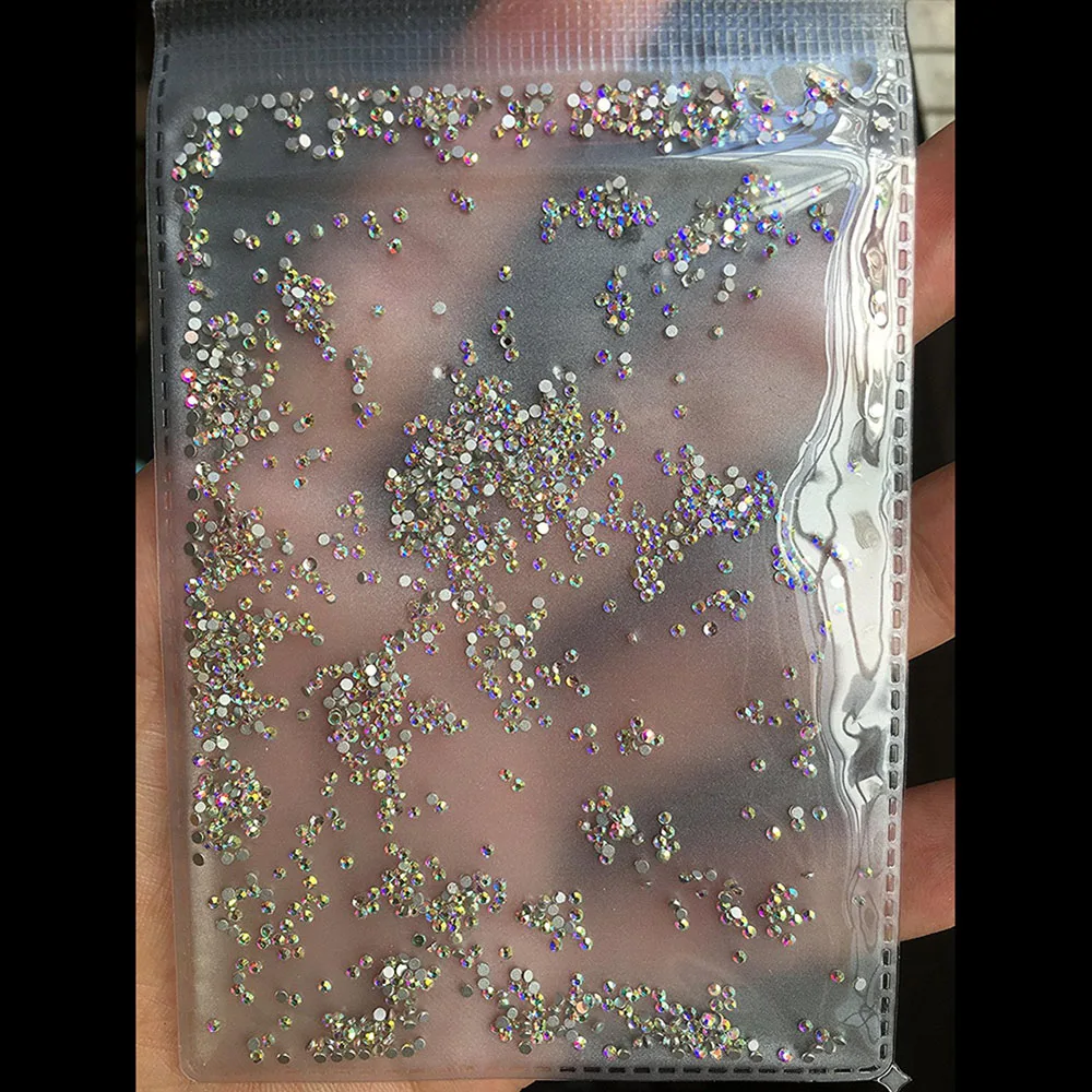 SS4 1440 искусственные кристаллы AB Nail Art Стразы с плоской задней поверхностью без