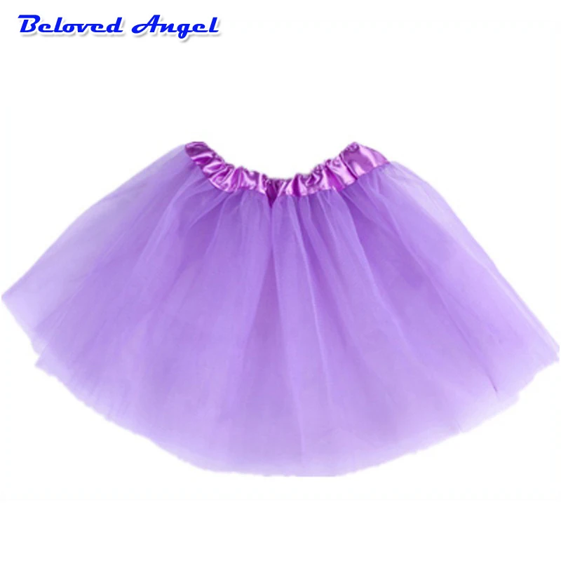 Милые детские красочная юбка-пачка из шифона для девочек С вуалью и балетной