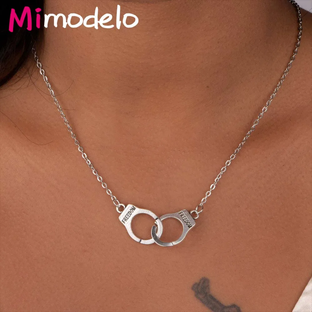 Наручники подвеска Цепочки и ожерелья для Для женщин мужчин стимпанк Модные