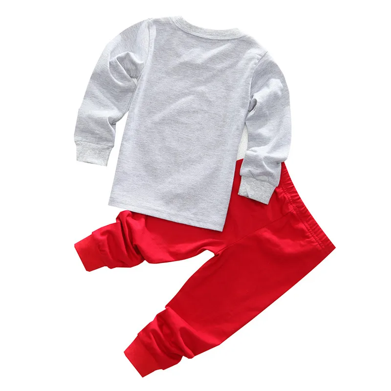 Одежда для маленького мальчика комплект одежды толстовка с длинным рукавом и