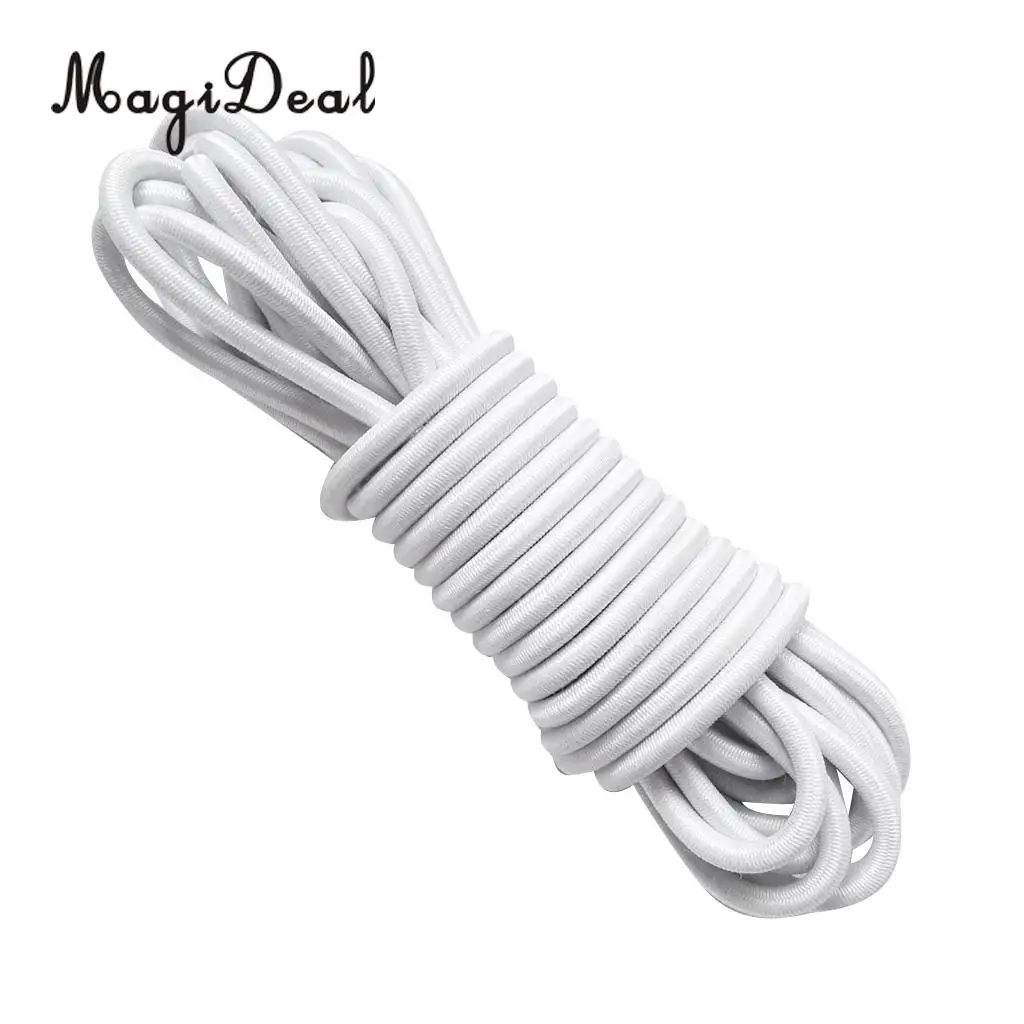 Уличный эластичный пружинный шнур MagiDeal 4 мм x 5 м ударный стягивающийся для