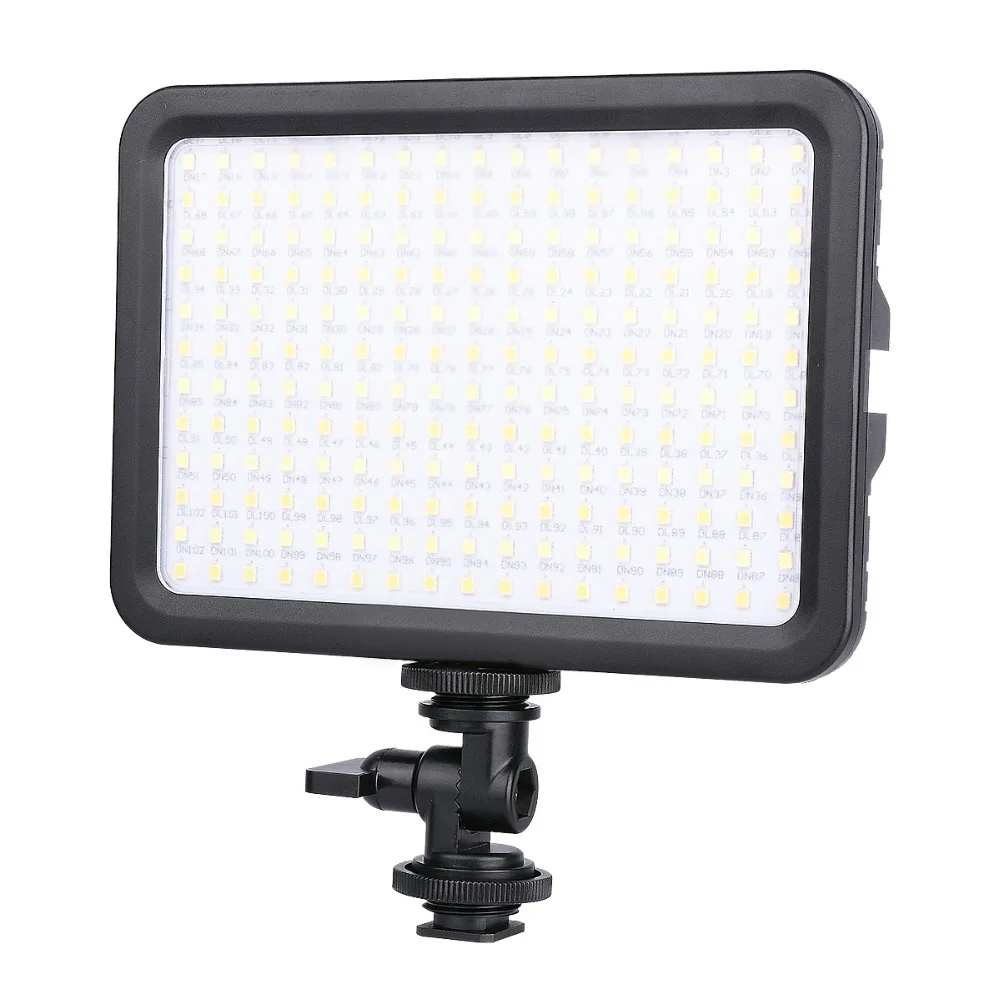 204 LED Phone Video Light Photo Lighting on Camera Hot Shoe Lamp for iPhone X 8 Camcorder Canon Nikon DSLR Live Stream | Электроника