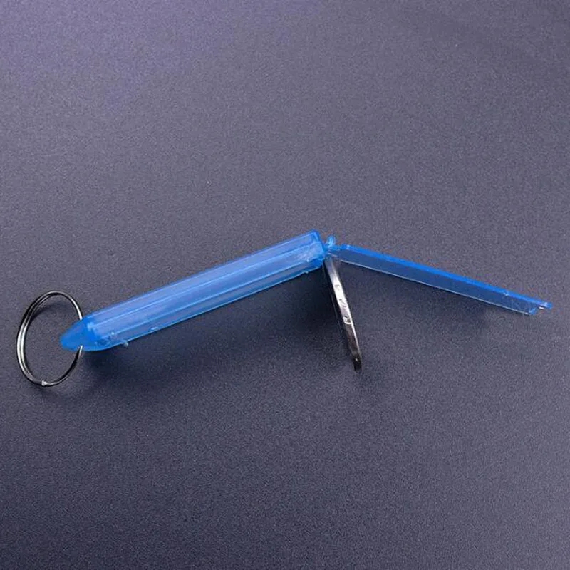 Новинка 50 шт. разные цвета пластиковые заготовки для ключей кольцо сделай сам