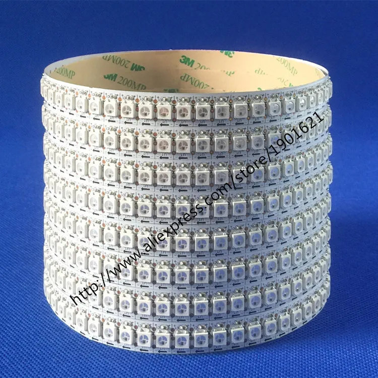 

Светодиодная лента WS2812B 144 RGB, 5050 футов, 1 м