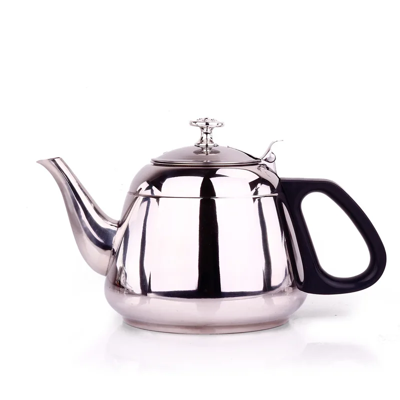 Stainless steel kettle flat bottom water bottle household cookware suitable for induction cooker 1200ML | Дом и сад