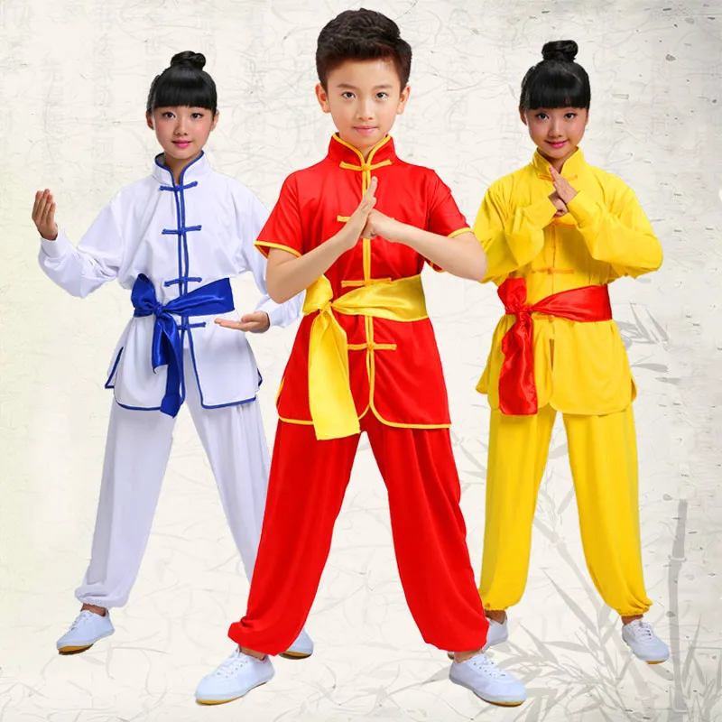 Детский костюм для боевых искусств 3 цвета|costumes chinese|performance costumechinese costume |