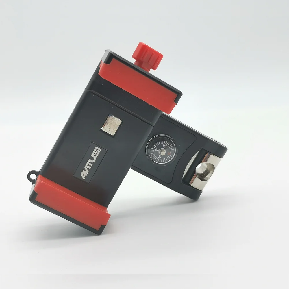 

ANTUSI T8 Bicycle Phone Holder Plastic & Stainless Steel Universal Bike Phone Mount for 3.0" to 6.5" Mobile Phone with Compass