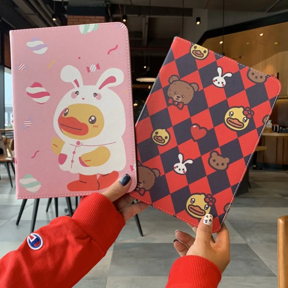 Для iPad mini 1/2/3/4 чехол высокого качества с мультяшным рисунком большая желтая утка