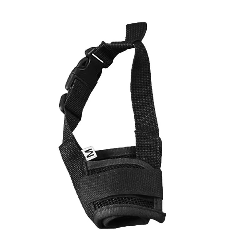 Регулируемая дышащая маска для собак Сетчатая Маска ухода за ртом против жевания