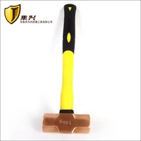 6 3kg14lb red copper sledge hammer with fiberglass handlenon sparking tools
