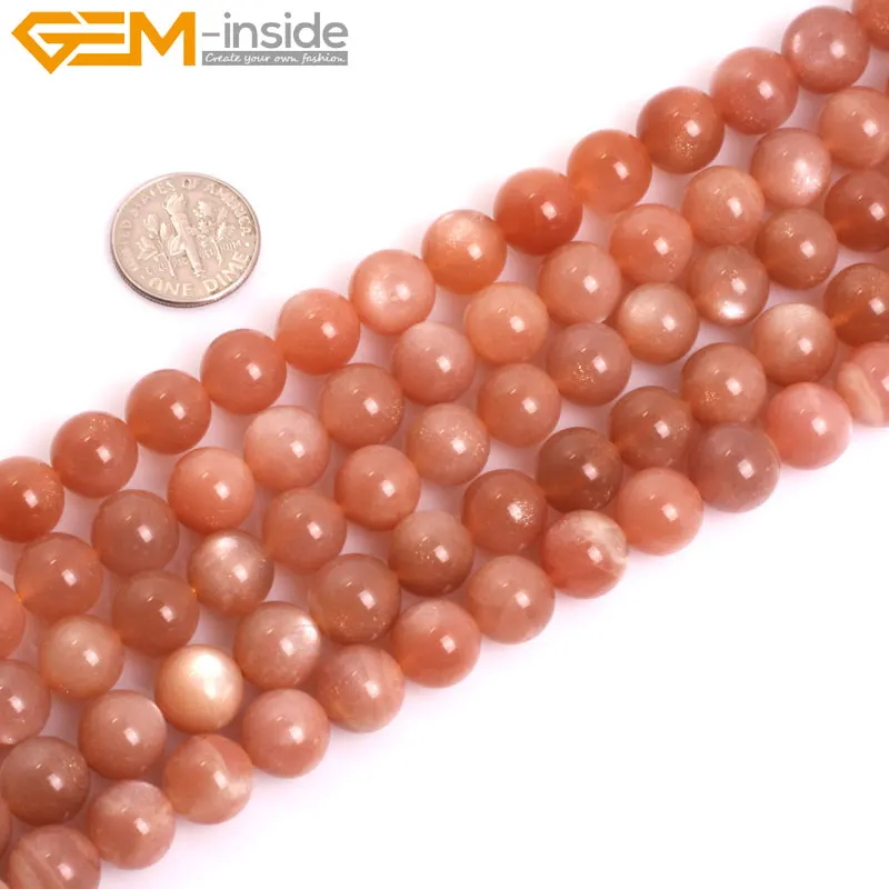 Бусины Из Натурального оранжевого камня для изготовления ювелирных изделий 15
