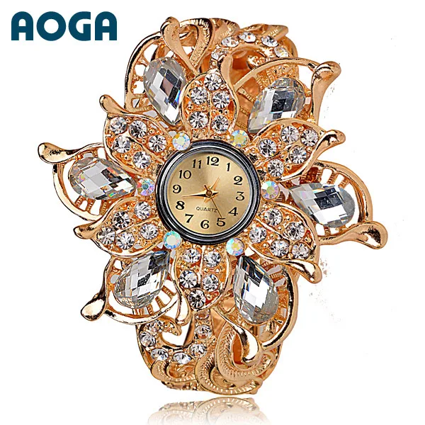 Quality crystal Women's Watches bracelet dress watch fashion ladies wristwatch Bangle watches W1856 | Наручные часы