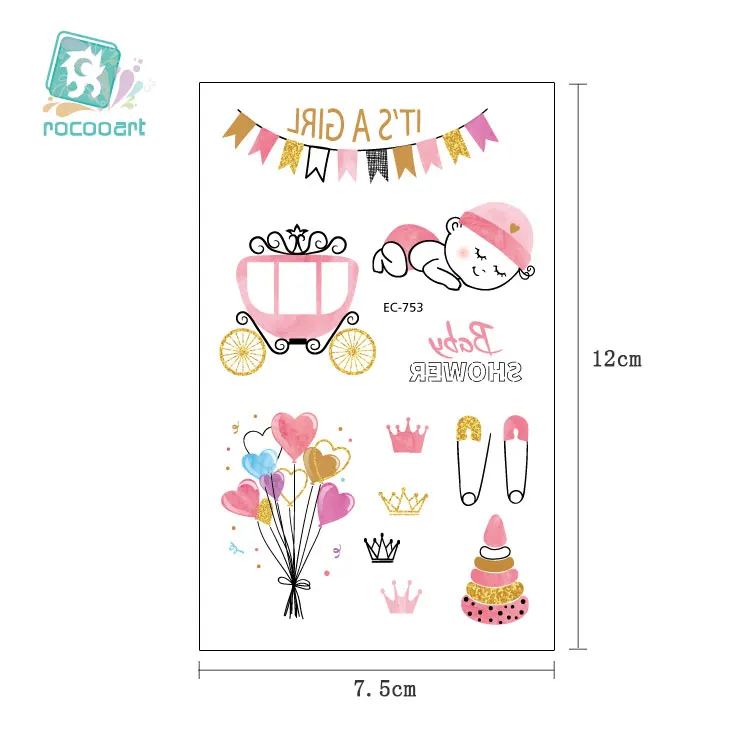 

New arrival Temporary Pink Series Tatoo Design for Women and Children with Watermark Tattoo and Fake Waterproof Tattoos Sticker