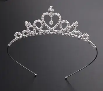 

10pcs/lot sweet style Baby Girls Woman Princess Hairband Child Party Bridal Crown Headband Crystal Tiaras