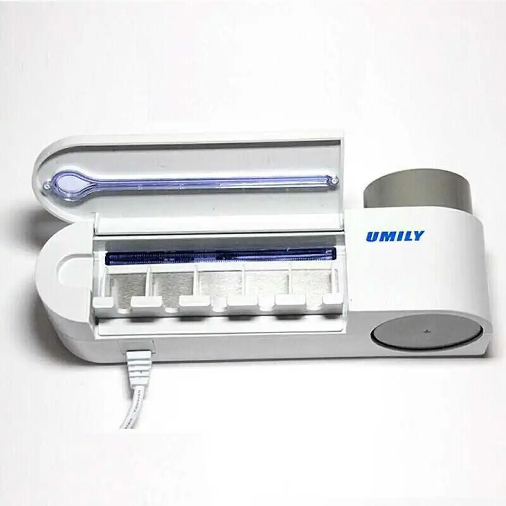 UV toothbrush sterilizer disinfection holder suction wall set automatic LO714607 | Обустройство дома