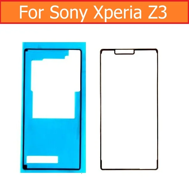 

2017 новая Оригинальная клейкая лента для дисплея для Sony Z3 L55T L55U D6633 D6603 D6653 водонепроницаемый клей для заднего стекла 3M наклейка