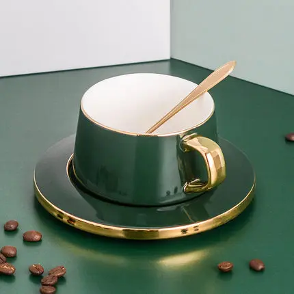 Набор кофейных чашек европейские маленькие Роскошные креативные керамические