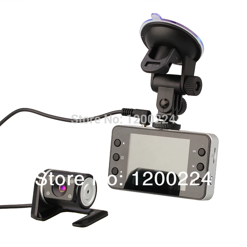 Dual Camera K6000 Car DVR HD 720P Lens Dashboard vehicle Video Recorder 2.4inch CAM with G-sensor | Автомобили и мотоциклы