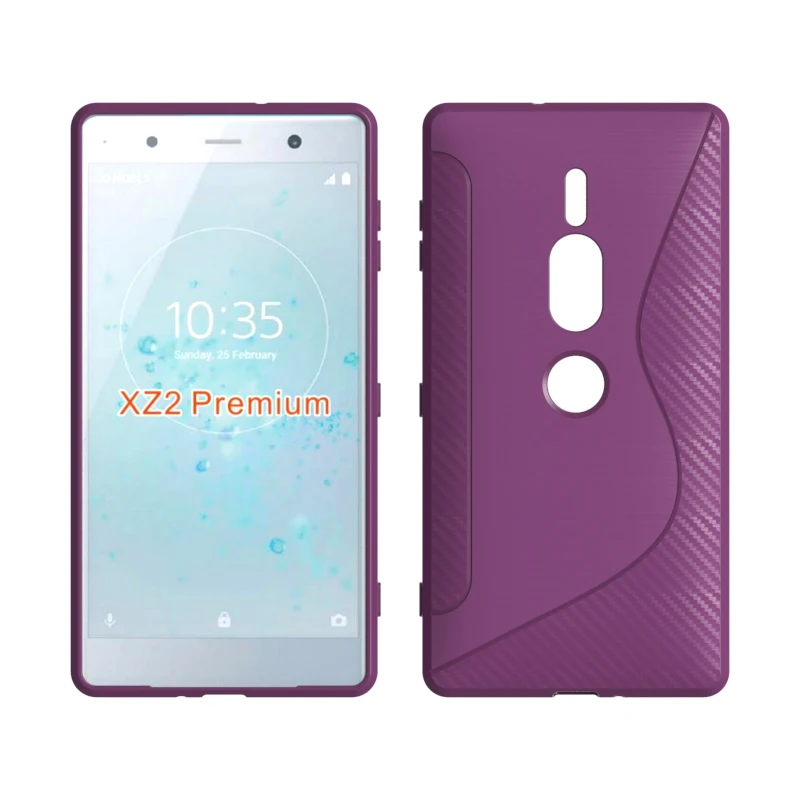 Фирменный gligle NS line Мягкий защитный чехол из ТПУ для Sony Xperia XZ2 Премиум