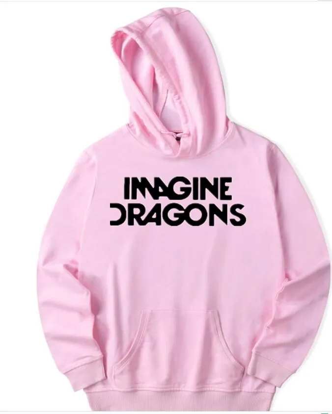 Мужчины Imagine Dragon печати толстовки футболка с длинными рукавами теплая флисовая