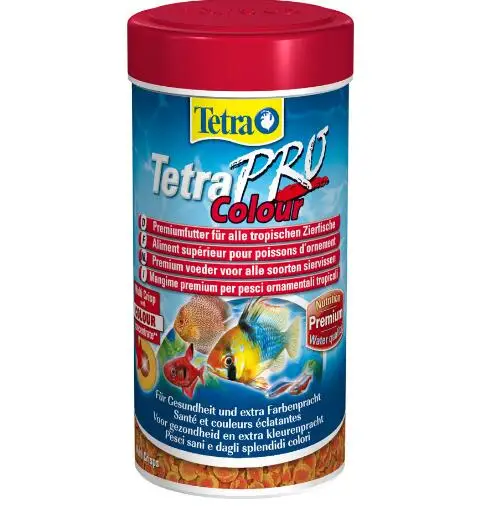 Color 250ml 55g Tetra рыба еда все в одном листинге еда для золотой рыбы гуппи маленькая тропическая рыба Дискус Рубин мульти Walfer для Alage энергетический цвет - Цвет: Color 250ml 55g